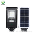 60W 100W integrado tudo em um poste de luz solar led